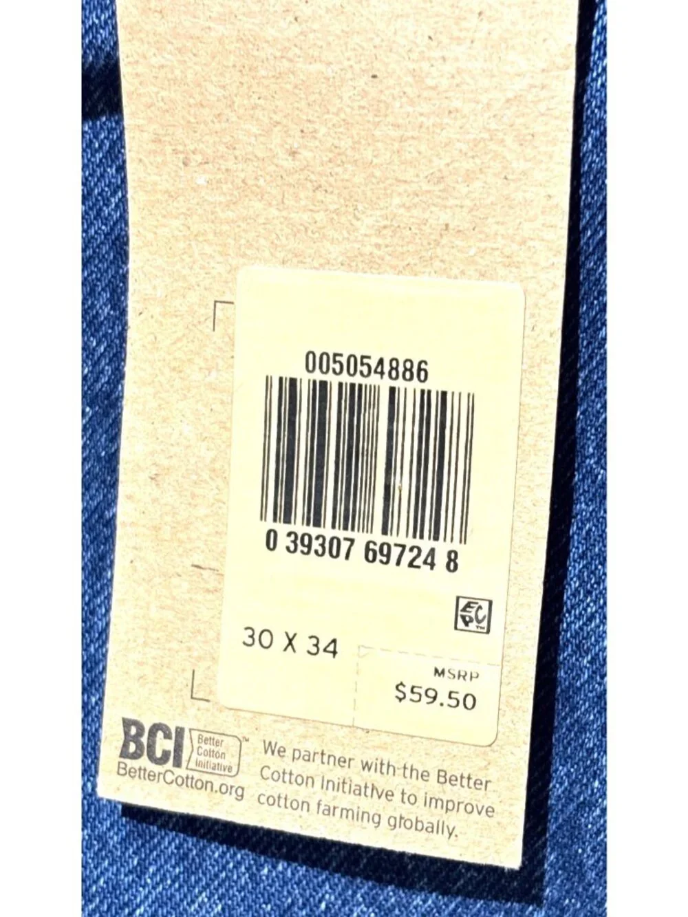 Levis 505 Regular Fit Mens Jeans Size 30x34 Medium Wash Cotton Denim With Tags
